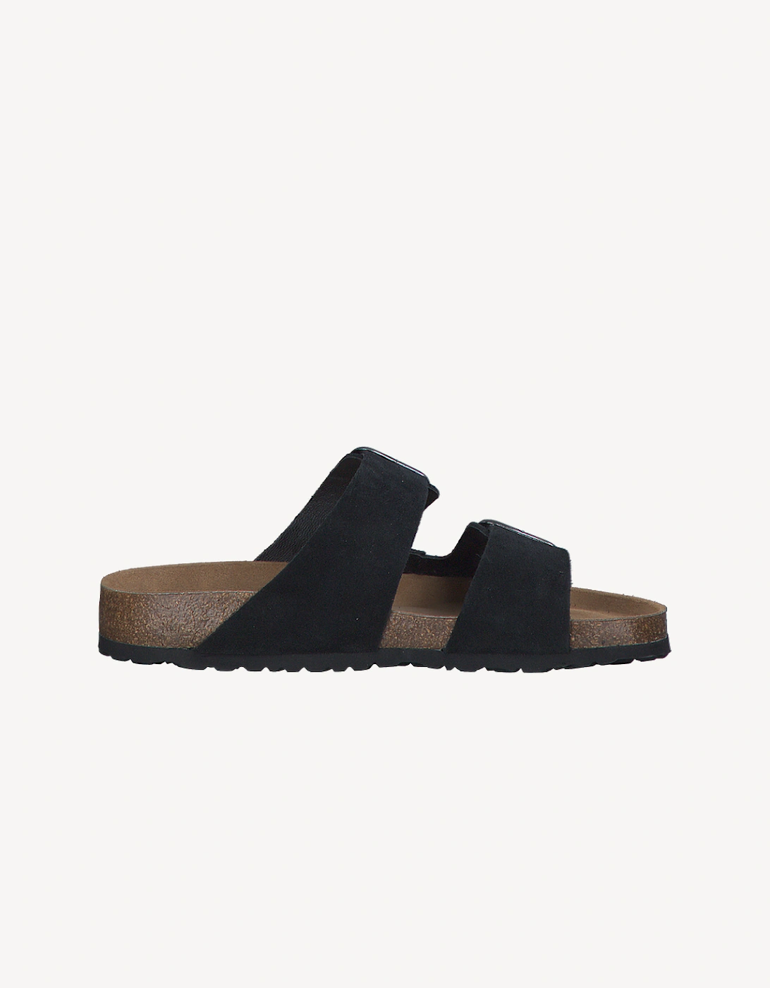 Women's 1-27543-42-001 Leather Mule Black