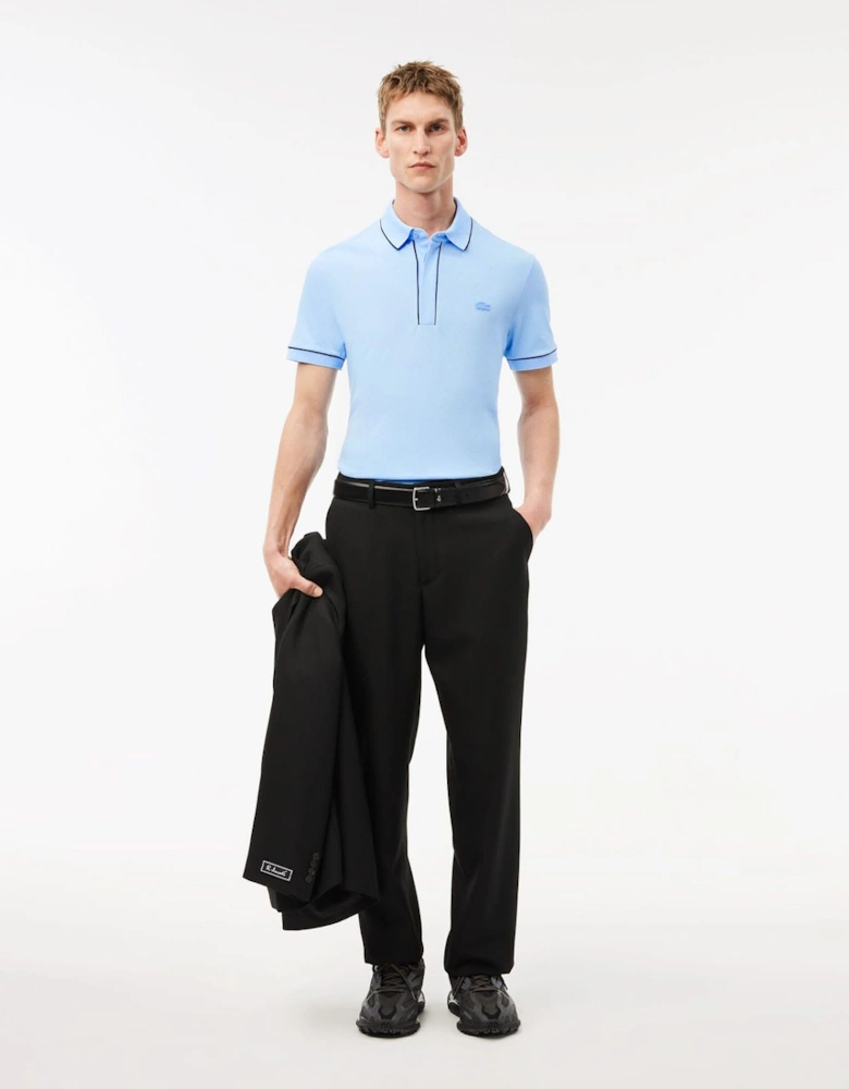 Regular Fit Paris Stretch Piqué Polo Shirt