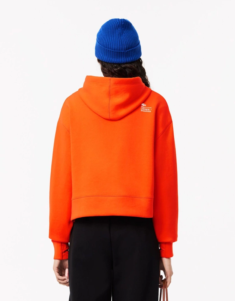 Short Cut Cotton Hoodie