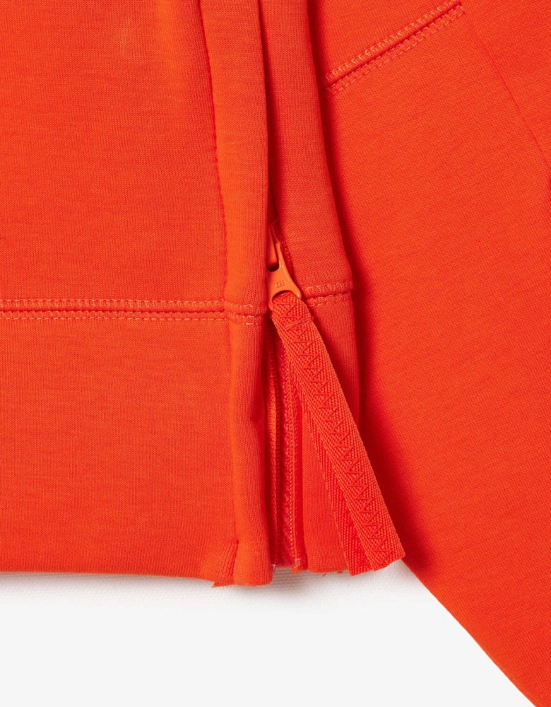Short Cut Cotton Hoodie