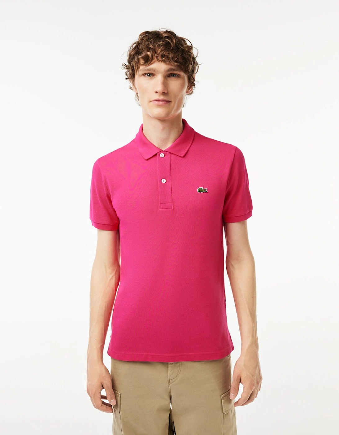Slim Fit L.12.12 Piqué Polo Shirt, 7 of 6