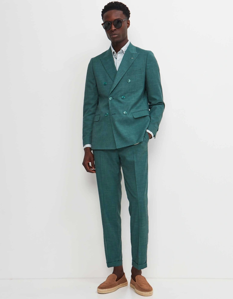 Slim Fit Double Breasted Suit