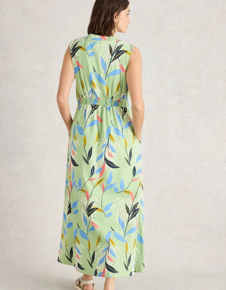 Women's Archer Jersey Maxi Dress Regular Green Multi
