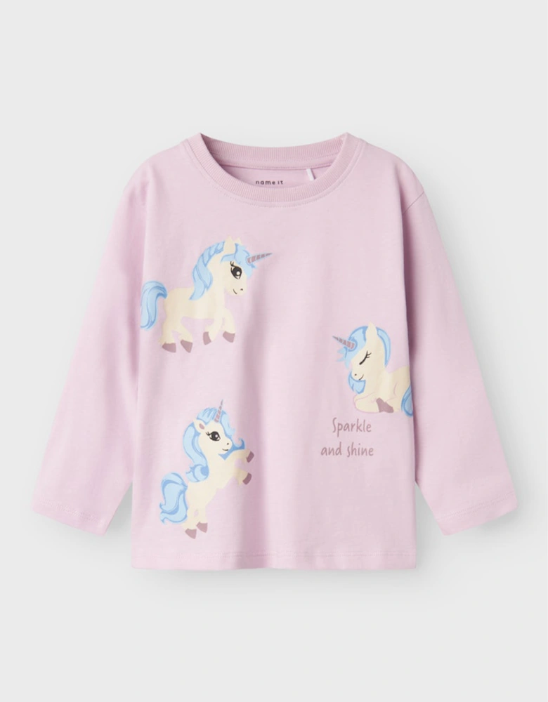Mini Barry Long Sleeve Top Winsome Orchid