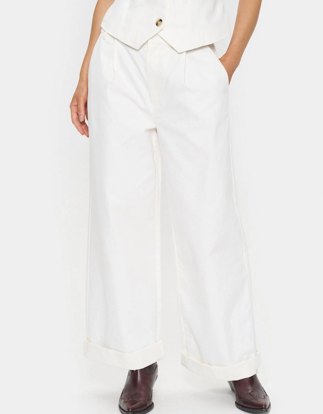 Jaclyn Trousers - White, 2 of 1