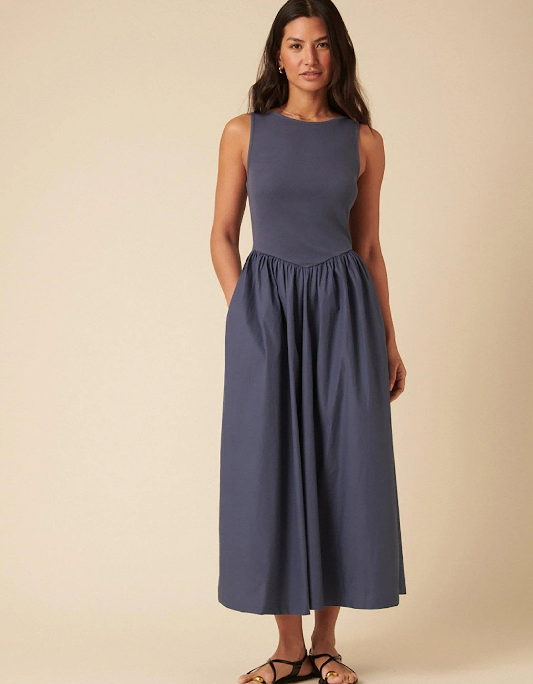 Verity Midi Dress - Blue, 2 of 1