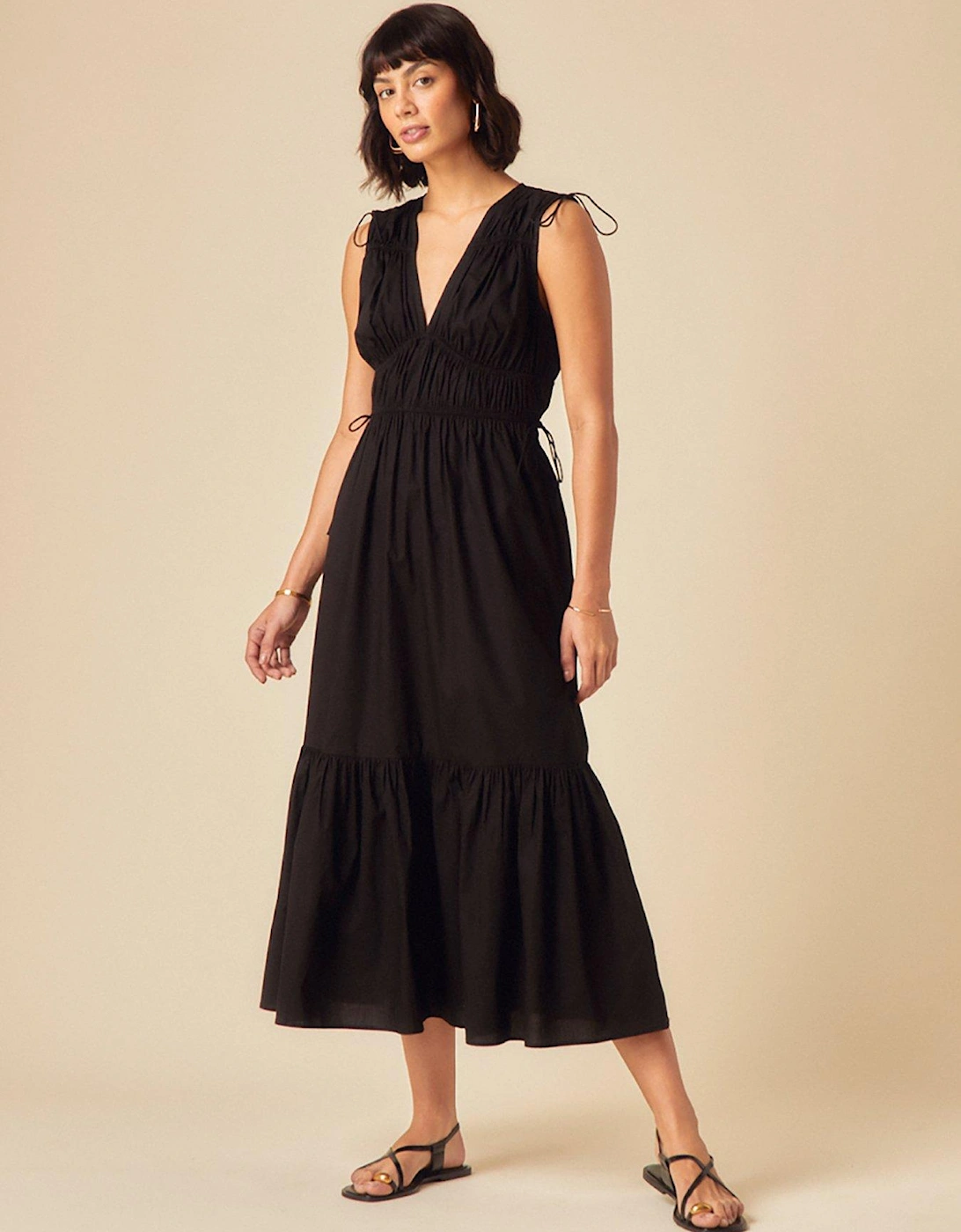 Ianthe Midi Dress - Black, 2 of 1