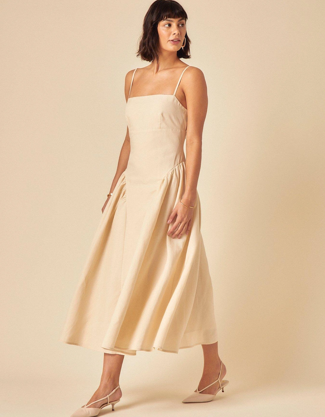 Lupin Midi Dress - Beige, 2 of 1
