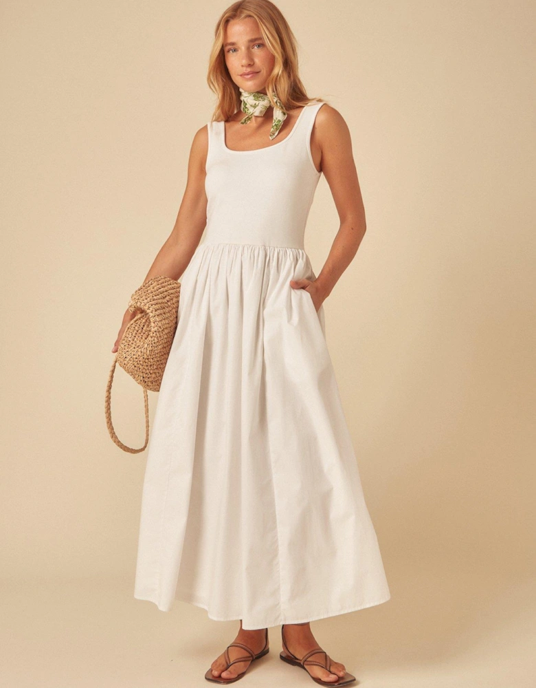 Colorado Midi Dress - White