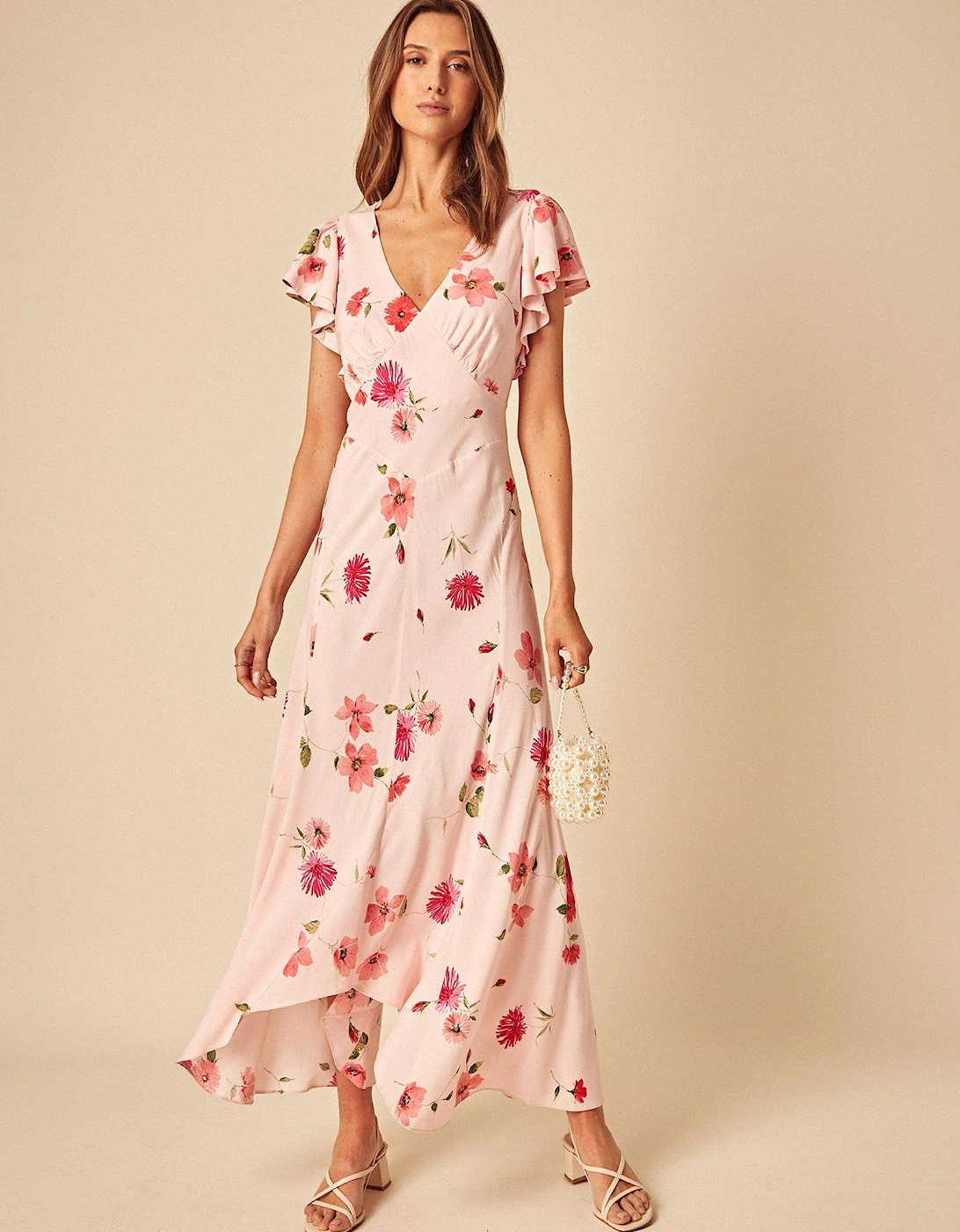 Loubella Floral Midi Dress - Pink, 2 of 1
