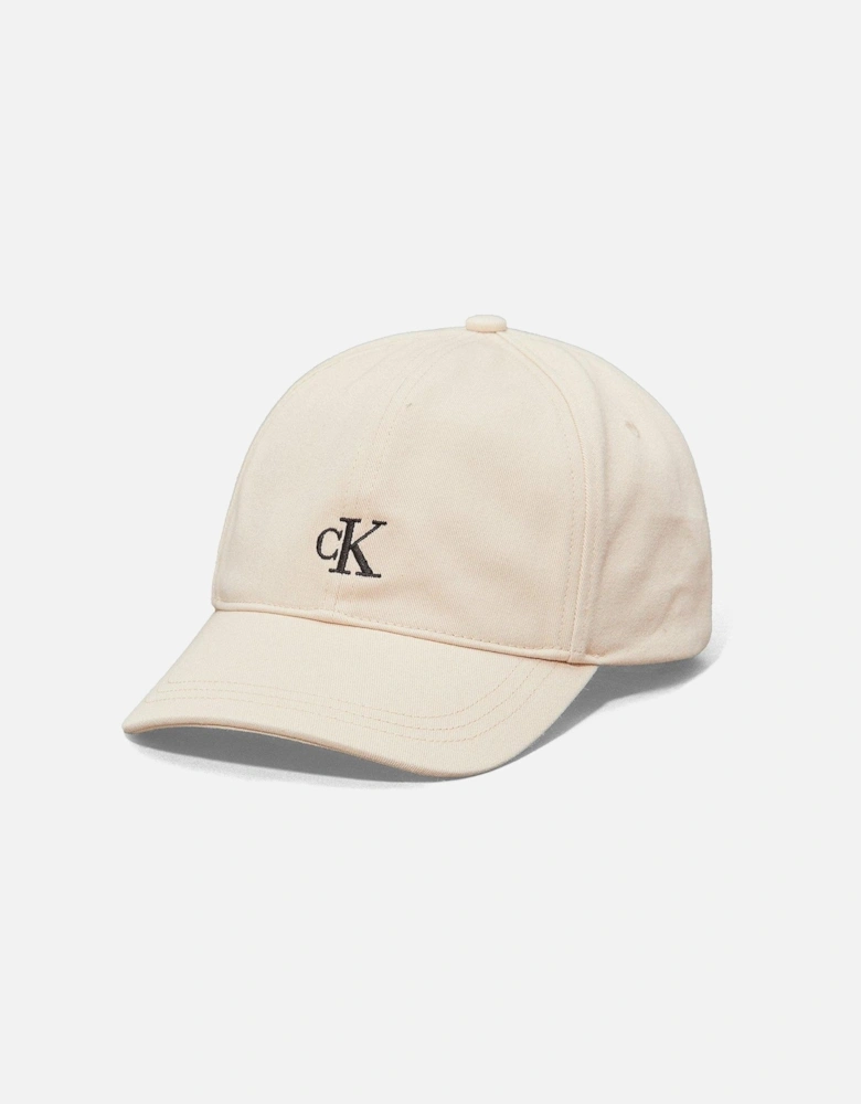 Kids Monogram Baseball Cap - Beige