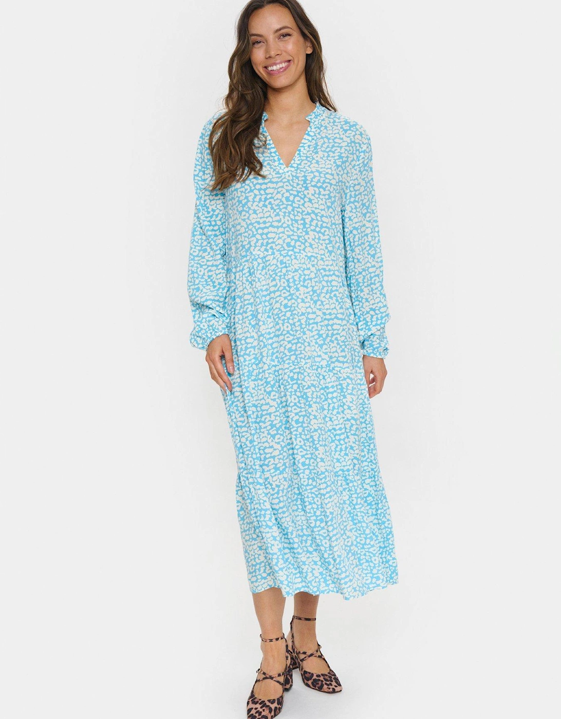 Eda Midi Dress - Blue, 2 of 1