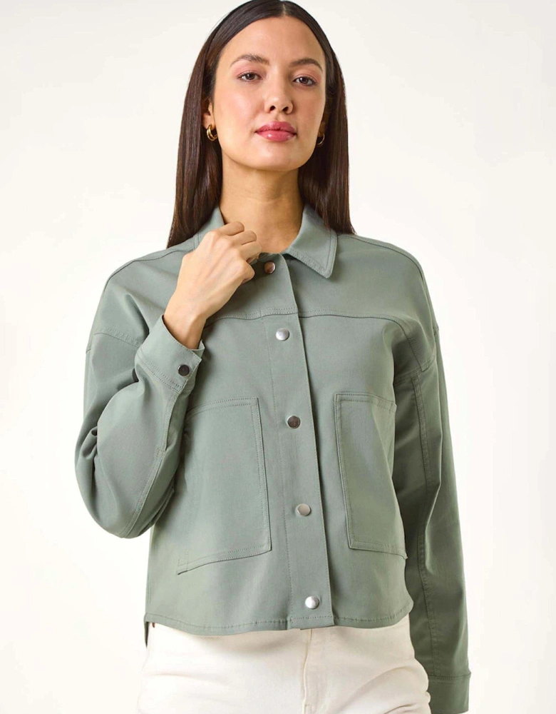Patch Pocket Jacket - Green
