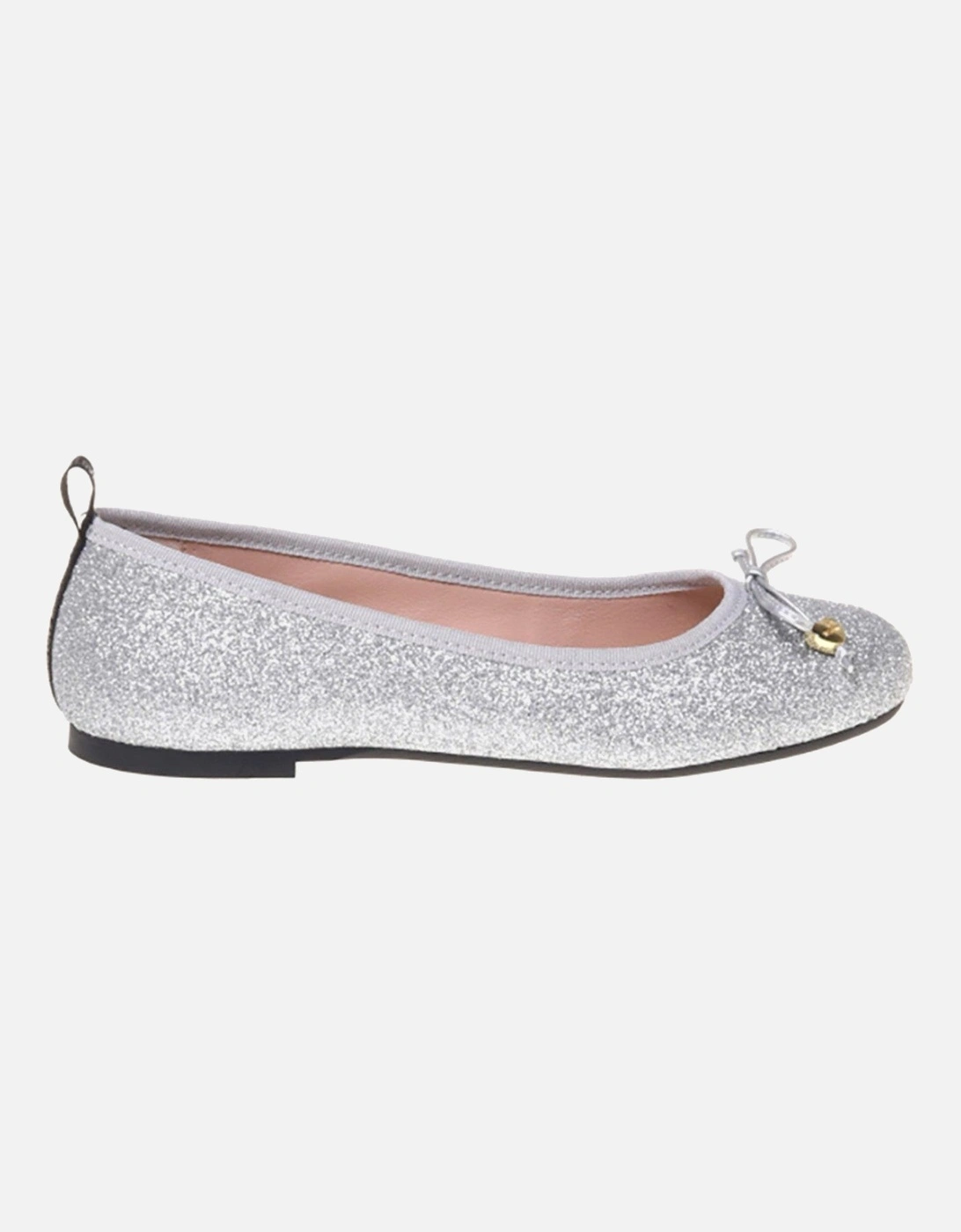 Glitter Ballet Flat - Silver, 2 of 1