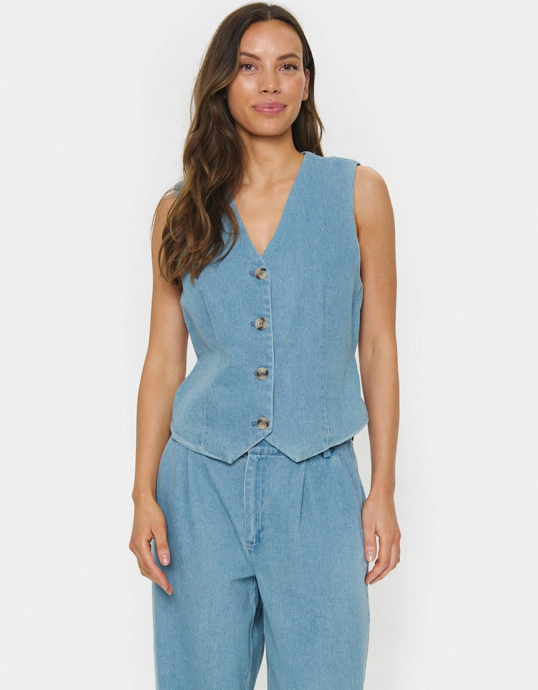 Jaclyn Waistcoat - Blue, 2 of 1