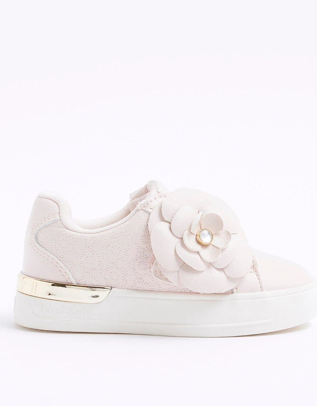 Girl Flower Trainers - Pink, 2 of 1