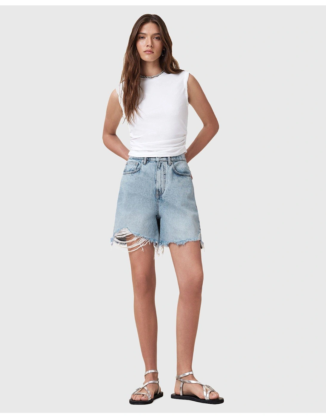 Doris Denim Short - Blue, 2 of 1