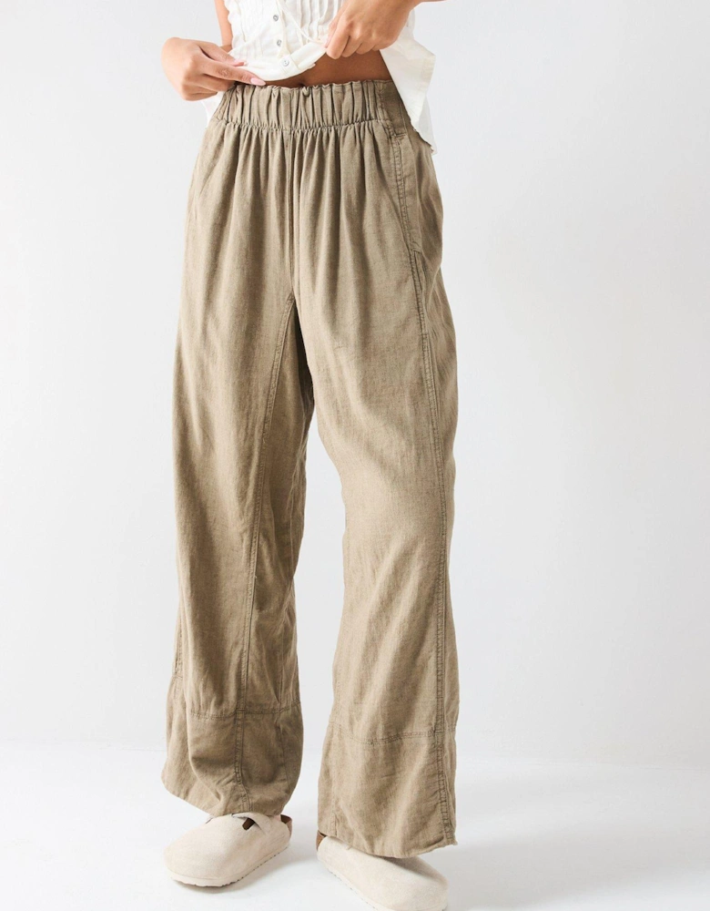 Days End Linen Pull On Trouser