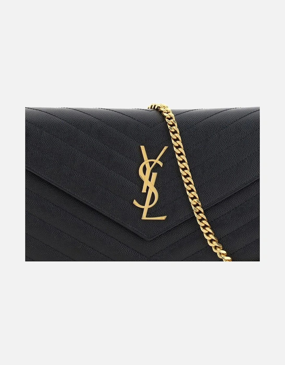 Monogram Leather Matelasse Shoulder Bag Women - Black