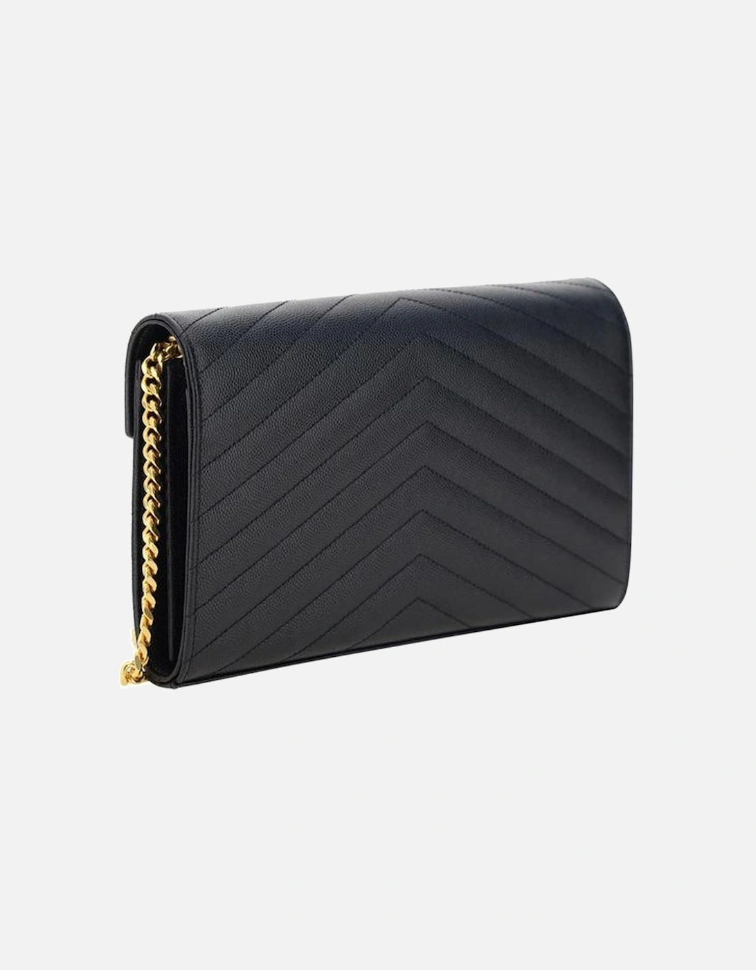 Monogram Leather Matelasse Shoulder Bag Women - Black