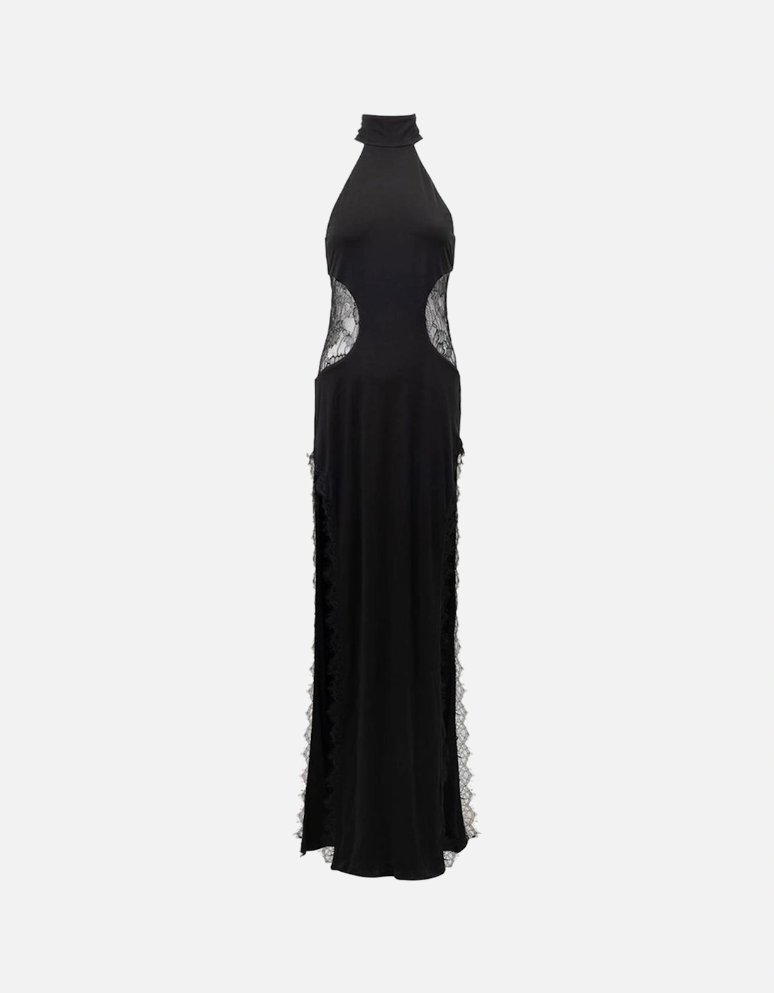 Ruffle-Trimmed Silk Chiffon Blouse Women - Black Dresses, 7 of 6
