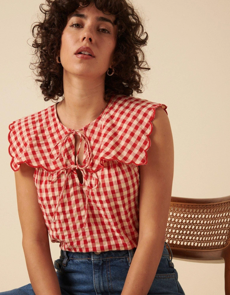Bridy Sleeveless Top - Red