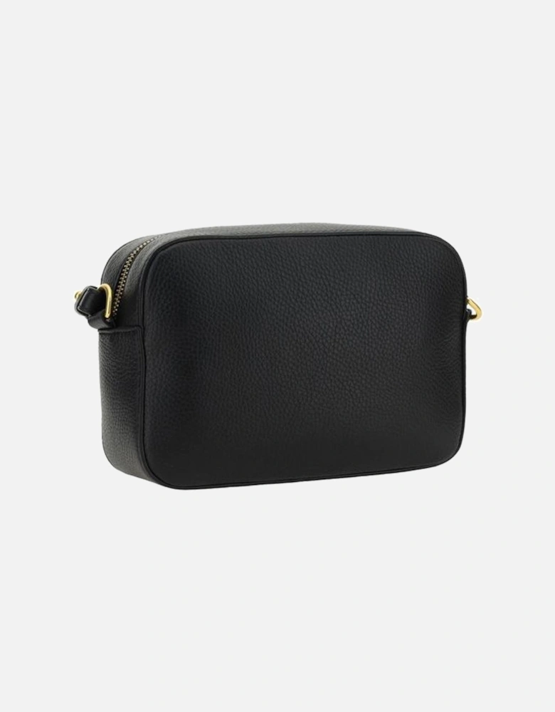 Calfskin Soft Shoulder Bag with Monogram and Gold Hardware Women -
