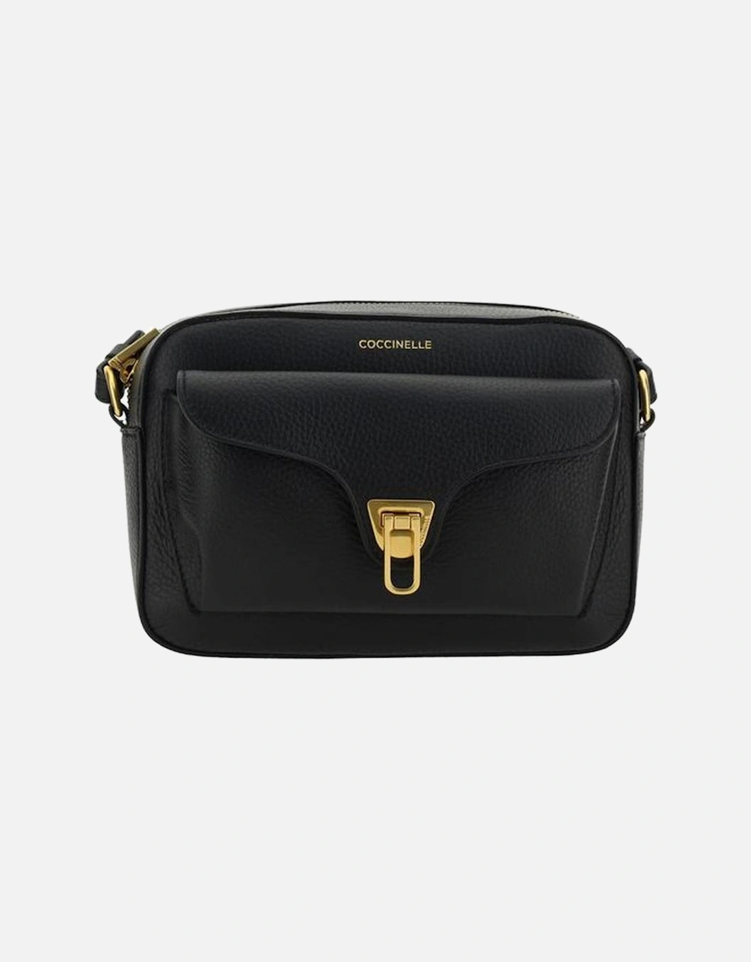 Calfskin Soft Shoulder Bag with Monogram and Gold Hardware Women -, 5 of 4