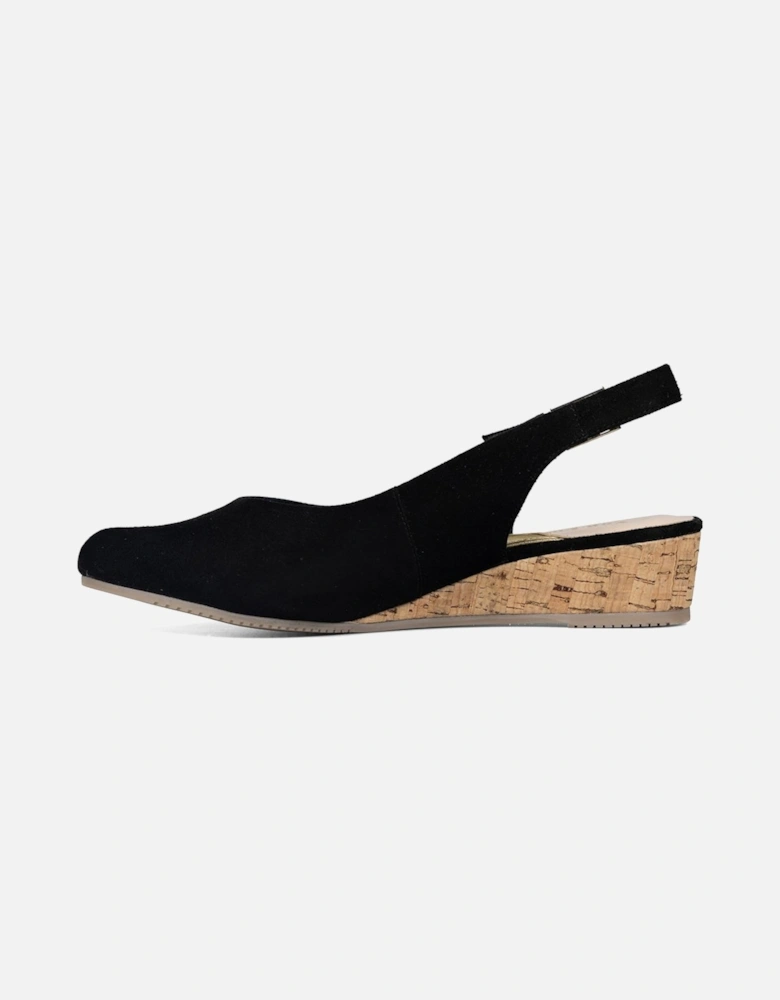 Sylvie Womens Wide Fit Wedge Sandals