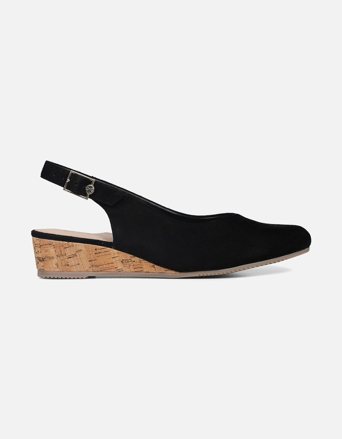 Sylvie Womens Wide Fit Wedge Sandals, 7 of 6