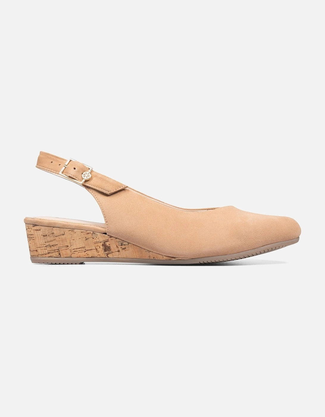 Sylvie Womens Wide Fit Wedge Sandals, 7 of 6