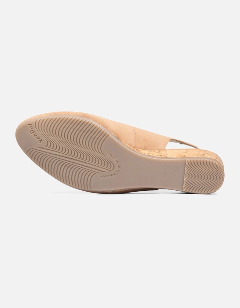 Sylvie Womens Wide Fit Wedge Sandals