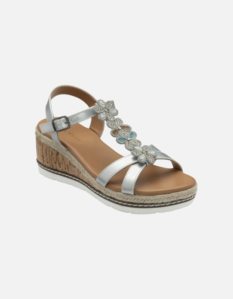 Letica Womens Wedge Sandals