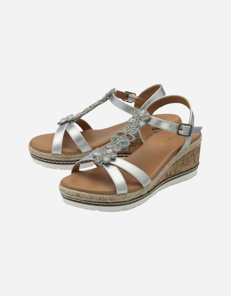Letica Womens Wedge Sandals