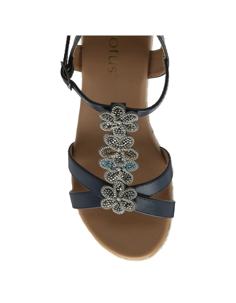 Letica Womens Wedge Sandals