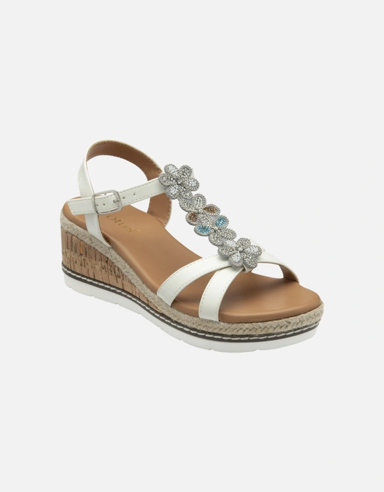 Letica Womens Wedge Sandals