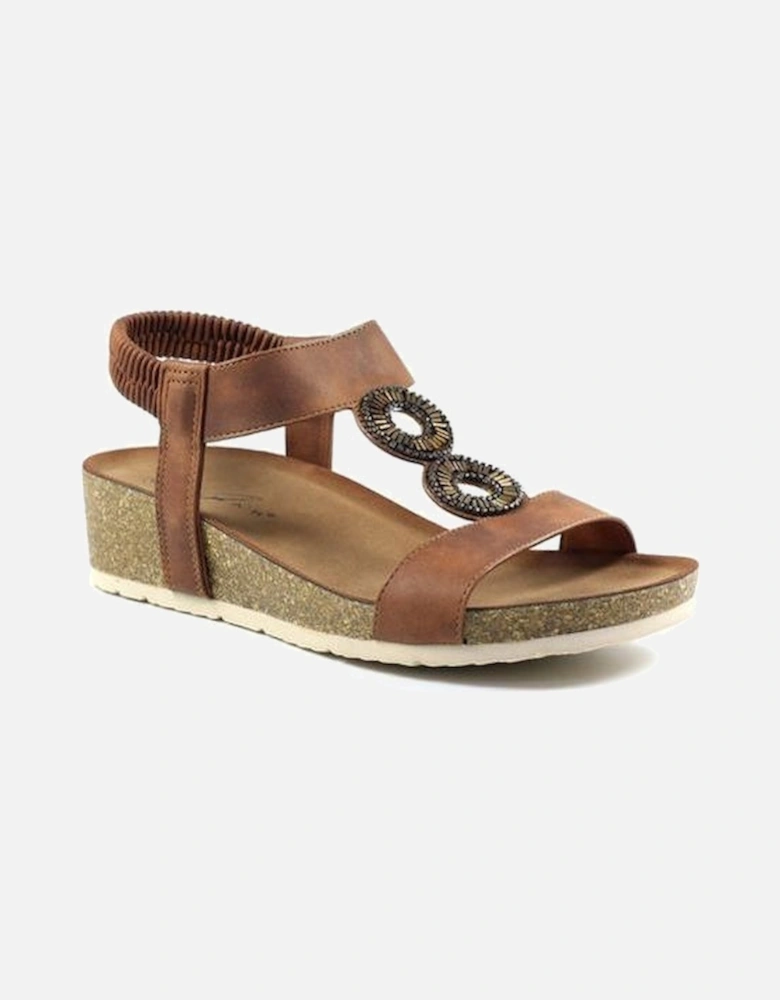 ladies sandal JLH359 Barwell in Tan