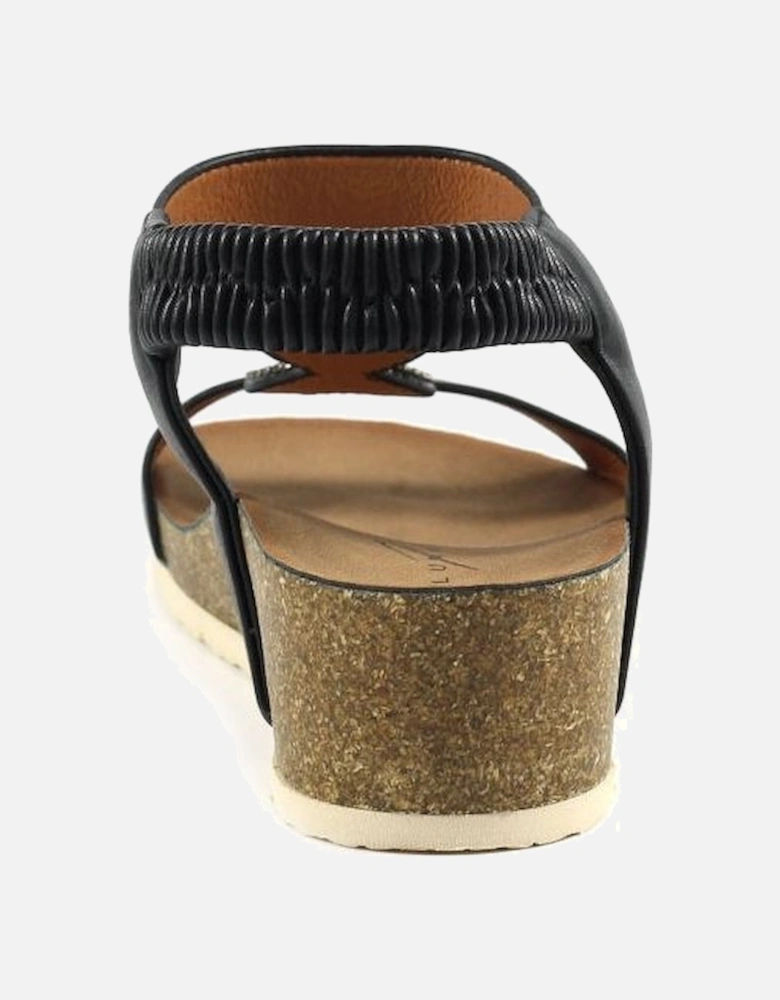 ladies sandal JLH359 Barwell in Black