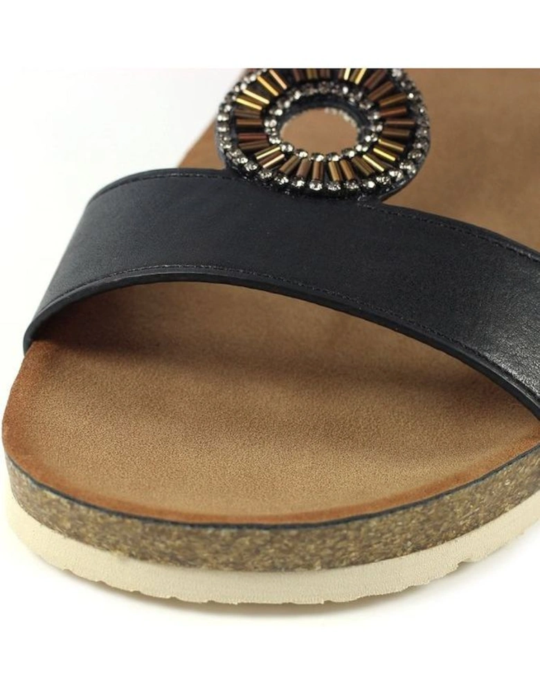 ladies sandal JLH359 Barwell in Black