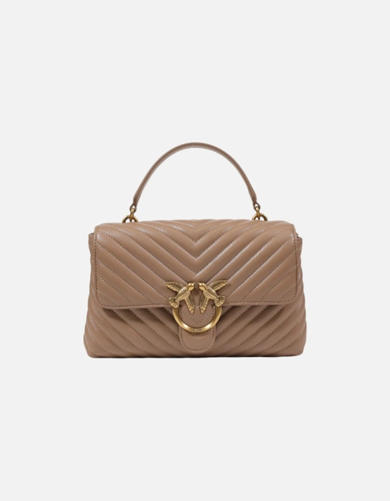 Love Bag Micro Quilted Chain Bag Women - Beige