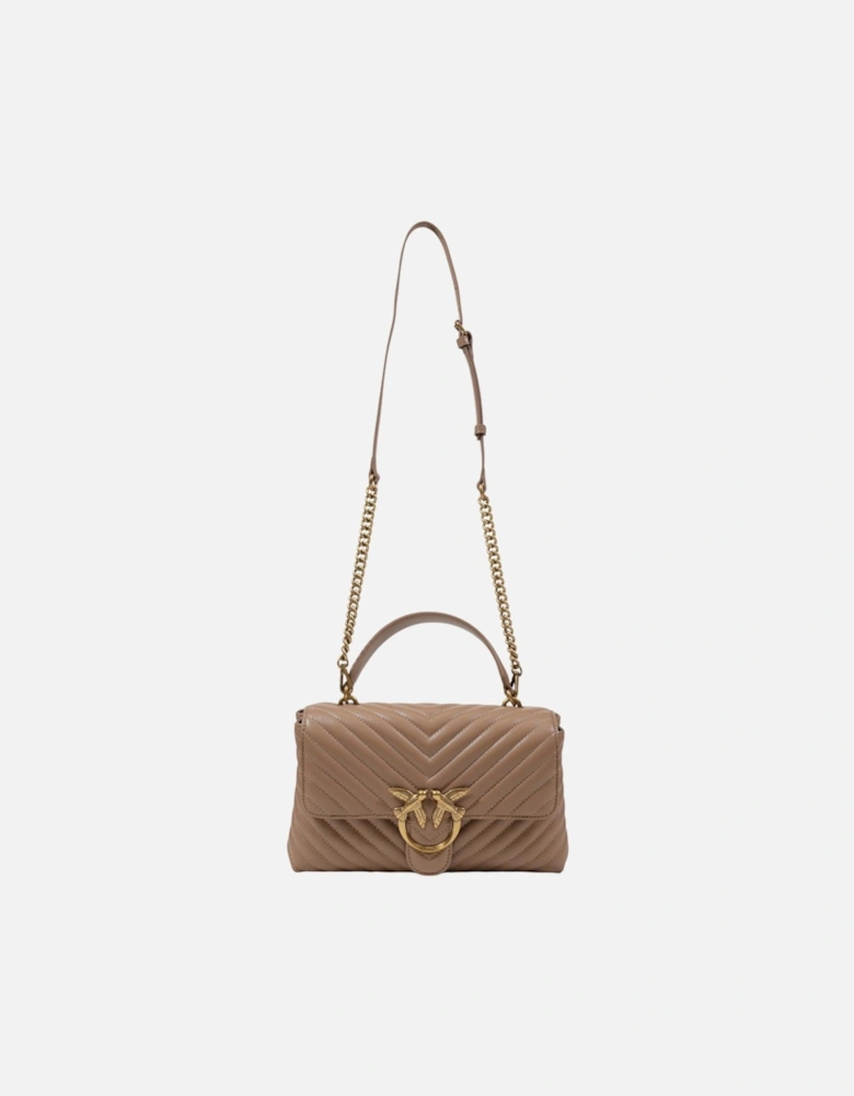Love Bag Micro Quilted Chain Bag Women - Beige