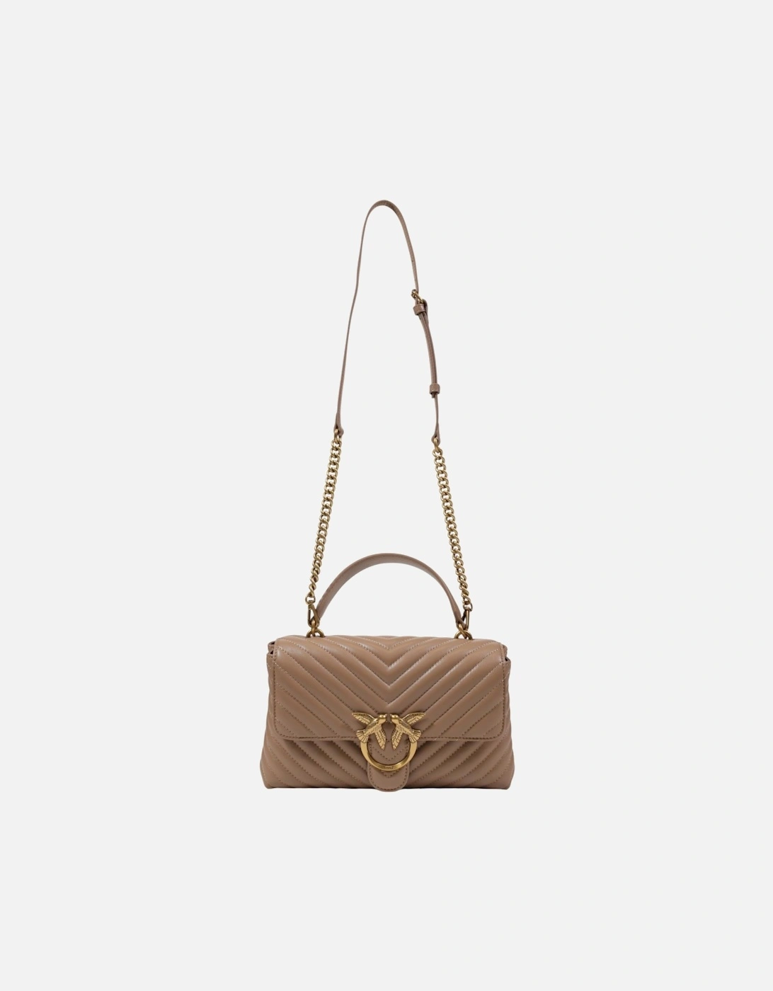 Love Bag Micro Quilted Chain Bag Women - Beige, 4 of 3