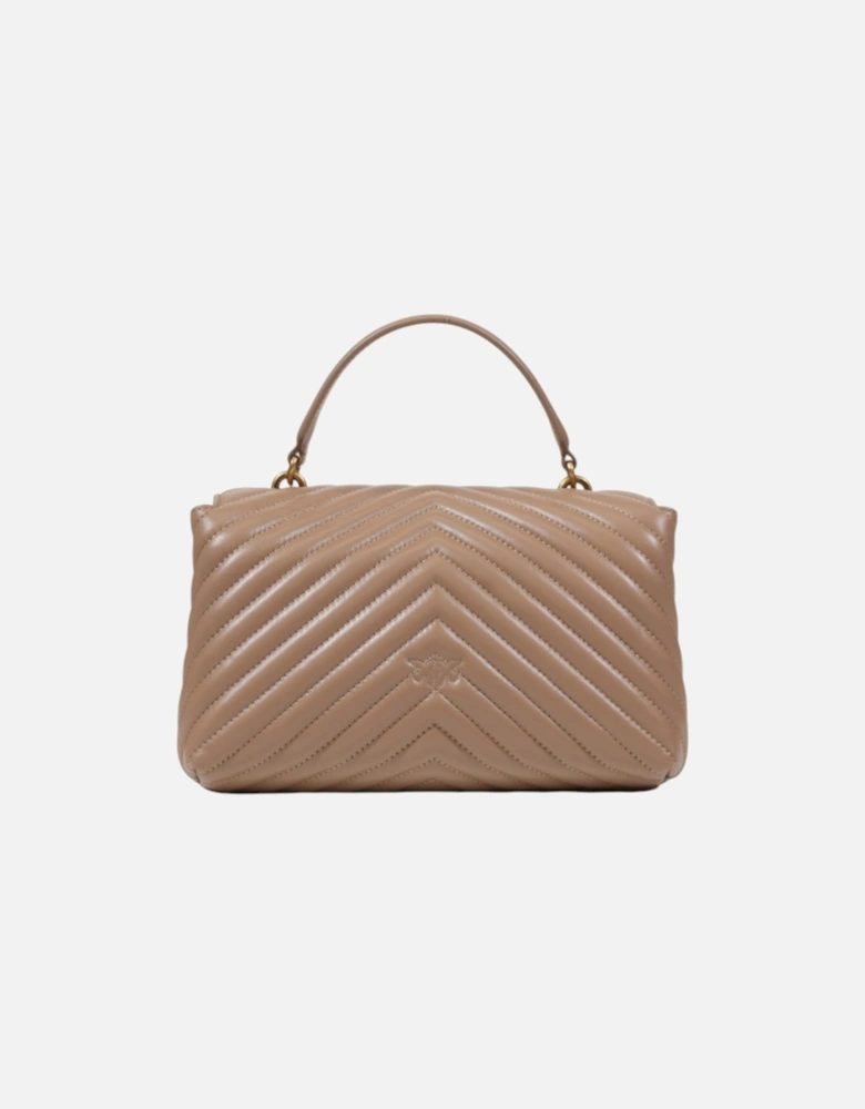 Love Bag Micro Quilted Chain Bag Women - Beige