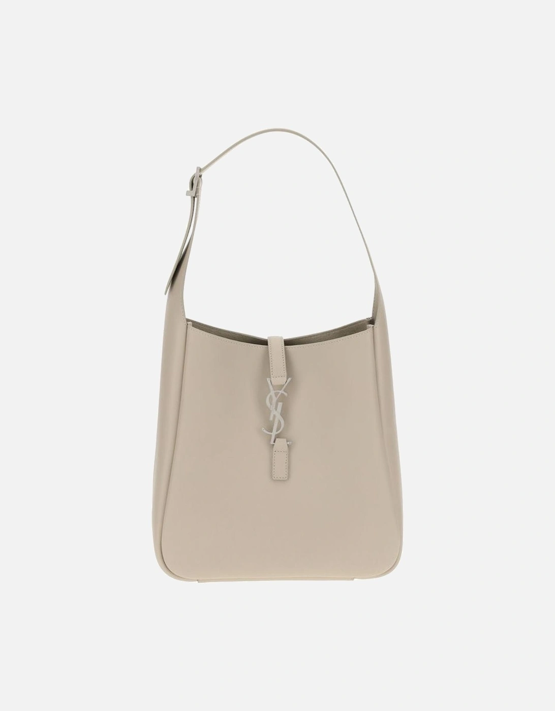 Le 5a7 Leather Shoulder Bag with YSL Logo Women - Beige, 5 of 4