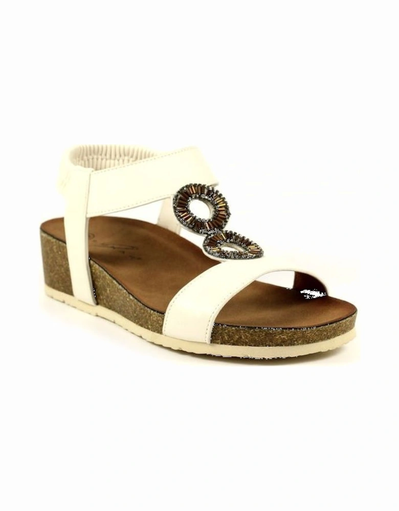 ladies sandal JLH359 Barwell in White