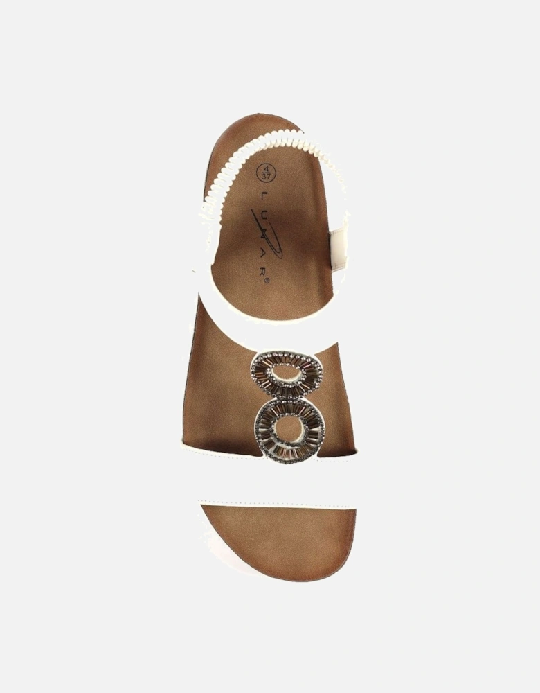 ladies sandal JLH359 Barwell in White