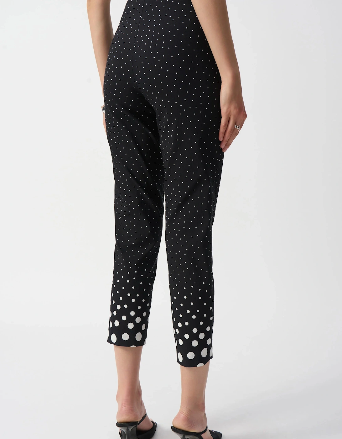 Millennium dot straight print pants