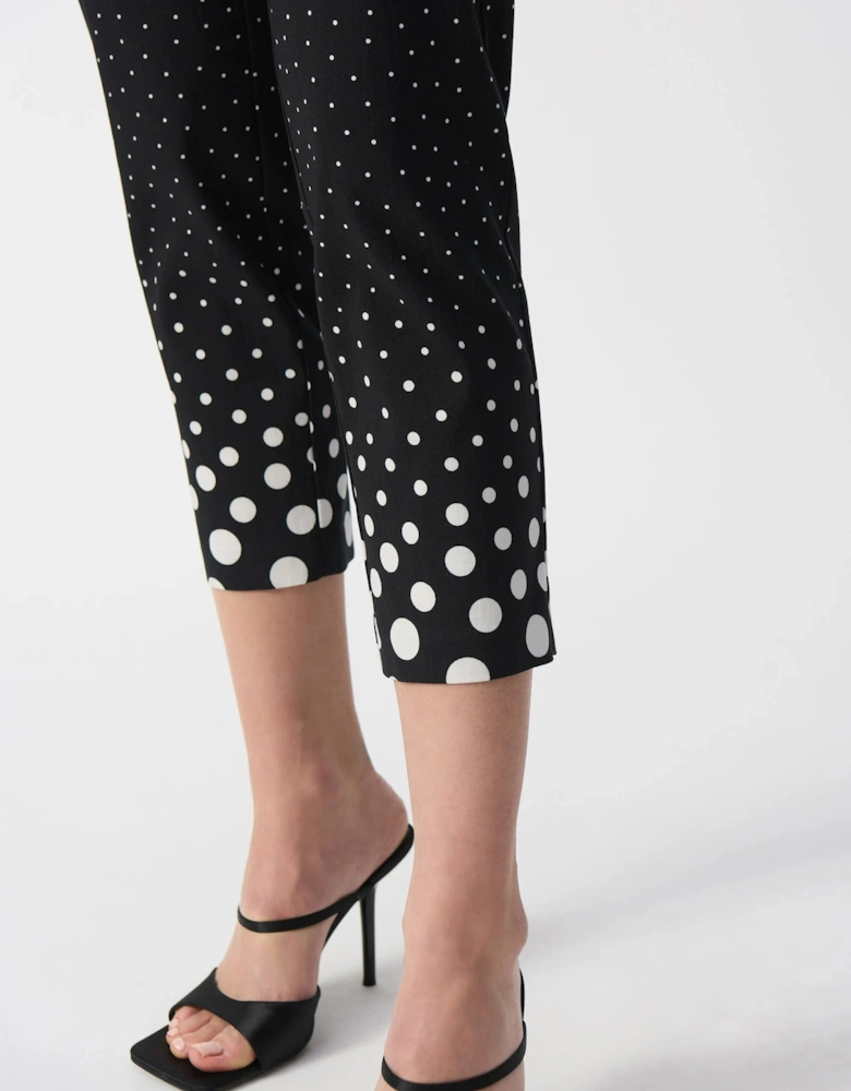 Millennium dot straight print pants