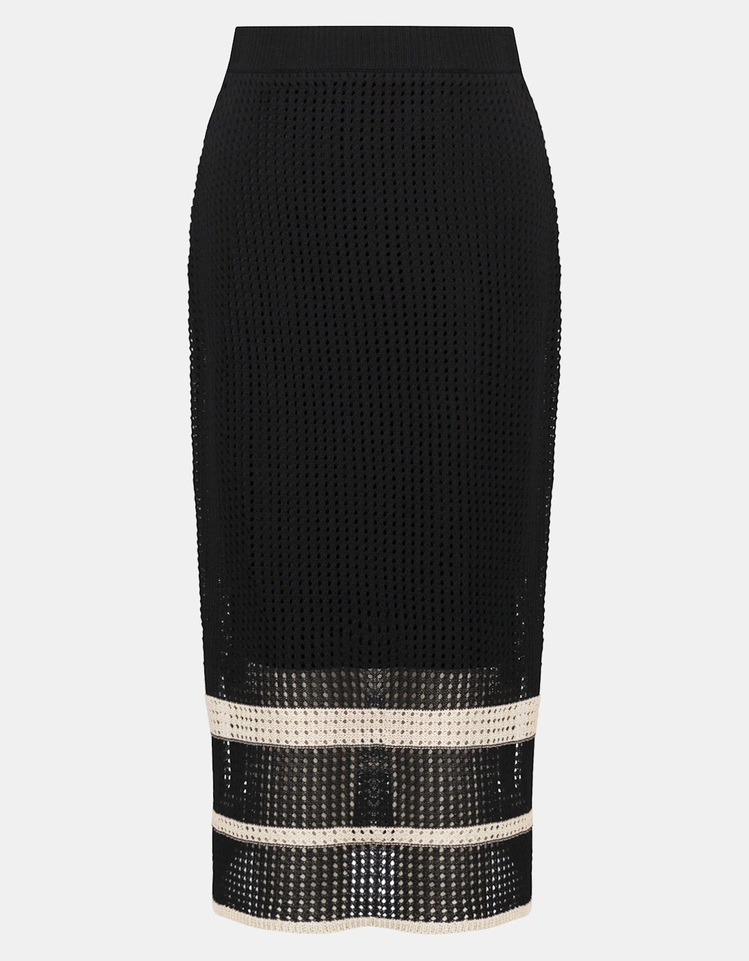 Sweater knit open stitch stripe skirt, 6 of 5