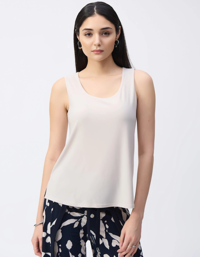 Silky knit scoop neck camisole